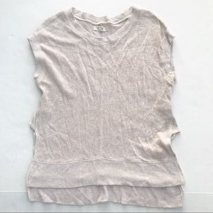 Madewell Tops - Madewell Modern Linen Muscle Tee Top Shirt Tan XS Madewell Tops - Madewell Modern Linen Muscle Tee Top Shirt Tan XS
